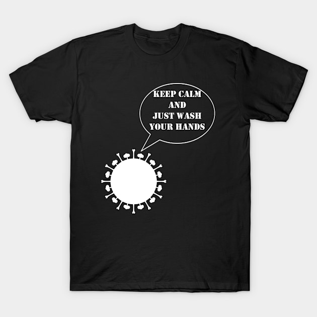 Corona virus awareness T-Shirt by halazidan